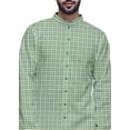 thumbnail image 4 of Atasi Cotton Slub Printed Fashion For Men Asymmetric Button Down Kurta For Men, 4 of 5