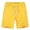 Yellow, variant on VSSSJ Athletic Shorts for Men Casual Cotton Elastic Waist Drawstring Workout Shorts Loose Summer Beach Lightweight Running Shorts with Pockets Dark Green XXL