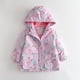 thumbnail image 1 of Cowsor Girls Cartoon Unicorn Jackets Spring Zip Kids Hooded Flamingo Windbreaker for Toddler Pink Light Outwear, 1 of 7