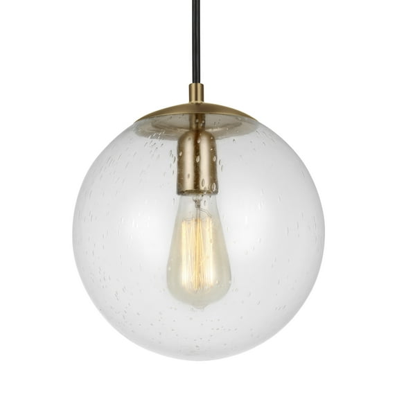 Sea Gull Lighting 6601801 Leo 1 Light 10" Wide Pendant