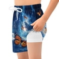 thumbnail image 4 of joogoo Butterfly Starry Sky Boys Swim Trunks Beach Swimsuit Shorts Boxer 4T, 4 of 8