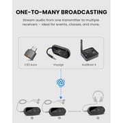 Avantree AS70P – LE Audio & Auracast Receiver for Wired Headphones, Bluetooth 5.4