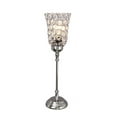 thumbnail image 5 of Aspen Creative 40139-02, Two Pack Set - 17 1/2" High Transitional Metal Table Lamp, Chrome and Beaded Acrylic Lamp Shade, 4 1/2" Wide, 5 of 5