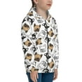thumbnail image 5 of Picia French Bulldog3 for Boys Fashion Full-zip Hoodies & Sweatshirts with Kangaroo Pocket,Zip-up Hooded Sweatshirt for Kid, Moisture Wicking & Breathable-Medium, 5 of 6