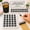Black, variant on Numbered Pencil Toppers – 30 PCS Reusable Classroom Pencil Labels, Organization & Supply Tracking for Teachers, Homeschool