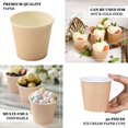 thumbnail image 4 of Efavormart 50 Pack | Blush/Rose Gold 10oz Eco-Friendly Paper Dessert Cups, Disposable Ice Cream Yogurt Bowls - 300 GSM, 4 of 11