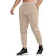thumbnail image 2 of Sweatpants for Men 2025 Waffle Drawstring Fitness Workout Joggers with Pockets Mens Casual Pants Trousers, 2 of 8