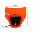 thumbnail image 5 of Faro delantero LED para motocicleta de 12 V, 30 W, 6000 K, luz de circulación diurna, intermitente de repuesto para motocicleta K-TM Dirt Pit Bike, 5 of 5