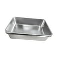 thumbnail image 4 of Caja de arena para gatos gatito baño para ir al baño de acero inoxidable suministros para mascotas suministros de cama de cama desmontable para gatos, 4 of 8