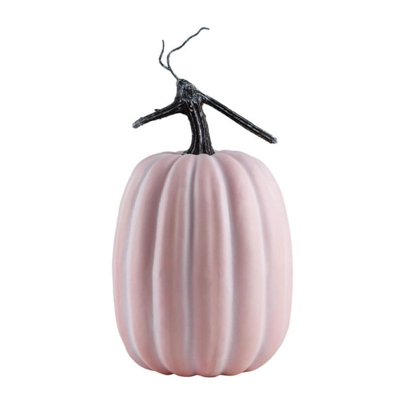 Mornei Artificial Pumpkin Crafts Decorative Pumpkin for Autumn Thanksgiving Kitchen Pink