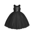 thumbnail image 4 of Flower Girl Dress Sleeveless Black Ball Gown Wedding Pageant 8 Years, 4 of 8