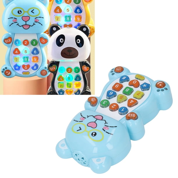 Teléfono Con Música De Animales De Dibujos Animados, Máquina De Aprendizaje Temprano, Rompecabezas Eléctrico, Juguete Científico Para Niños