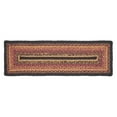 thumbnail image 6 of VHC Brands Heritage Farms, Stair Tread Non-Slip, Braided Jute, Rectangle, Red Black Tan. 8.5x27, 6 of 10