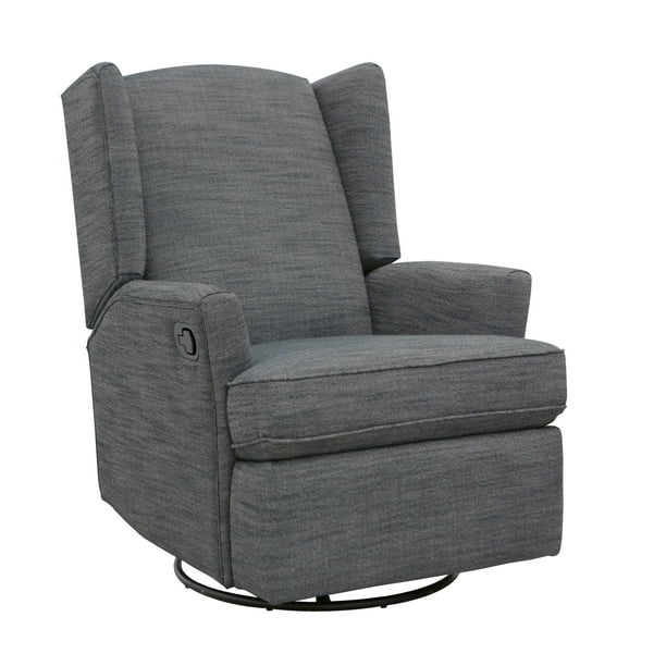 Second Story Home Hemingway Upholstered Wingback Swivel Gliding