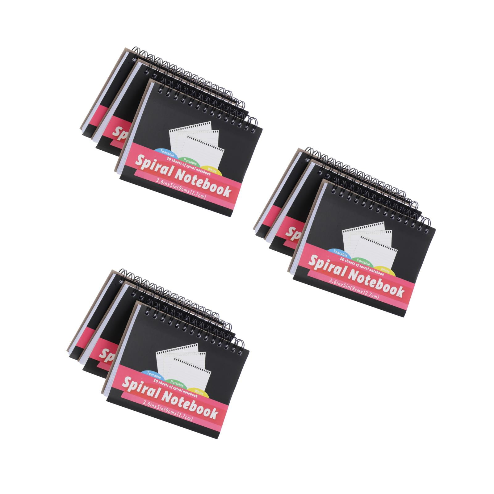 WORGEOUS 9 Pcs  Mini Notepad for Pocket Use mini Spiral Notebook for Memo Notes Notepads Easy To Use Notepads Small Legal Pads Writing Pad (50 Pages/book)