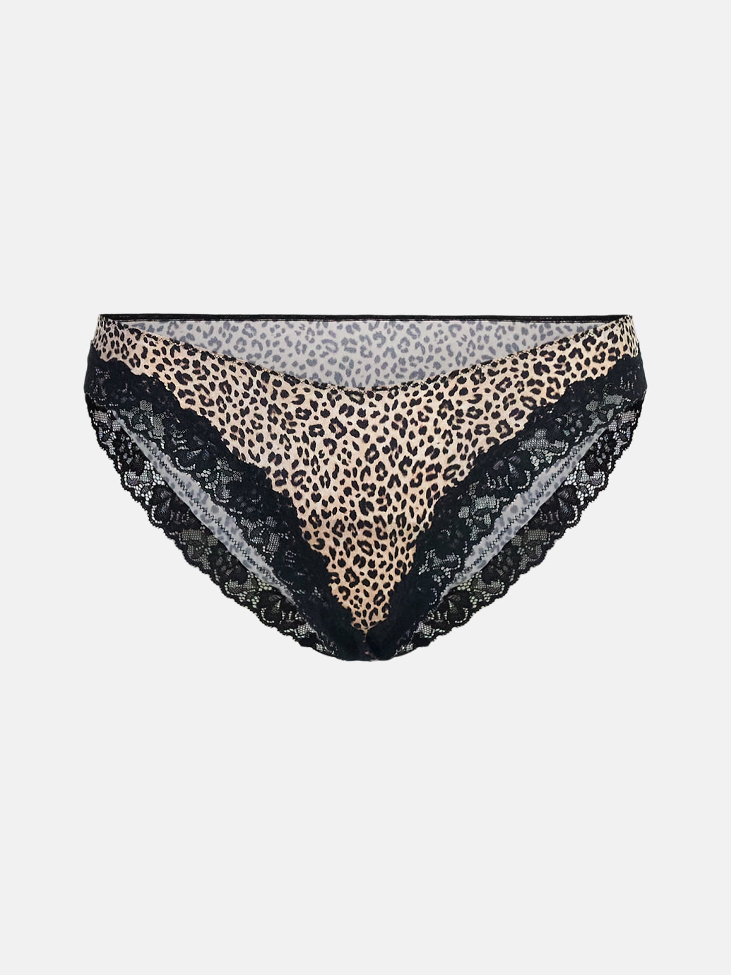 Joyspun Women's Shine & Lace Cheeky, 3-Pack, XS - XXXL