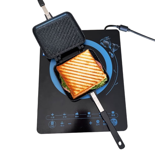 Sandwichera ANGGREK con Tapa Antiadherente Aleación de Aluminio para Pan Naan