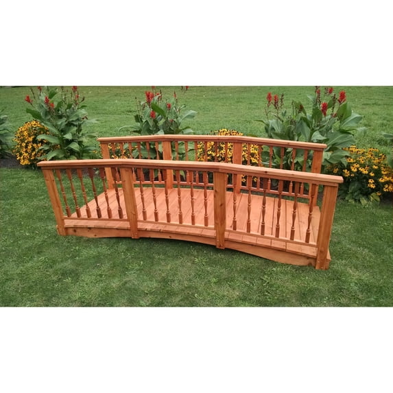 A and L Furniture Cedar Spindle Bridge