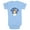 Light Blue, variant on Infant's Care Bears Birthday Boy Bear Bodysuit