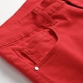 thumbnail image 6 of XFLWAM Men's Skinny Jeans Fashion Casual Slim Fit Stretch Cotton Denim Pencil Pants Red M, 6 of 8