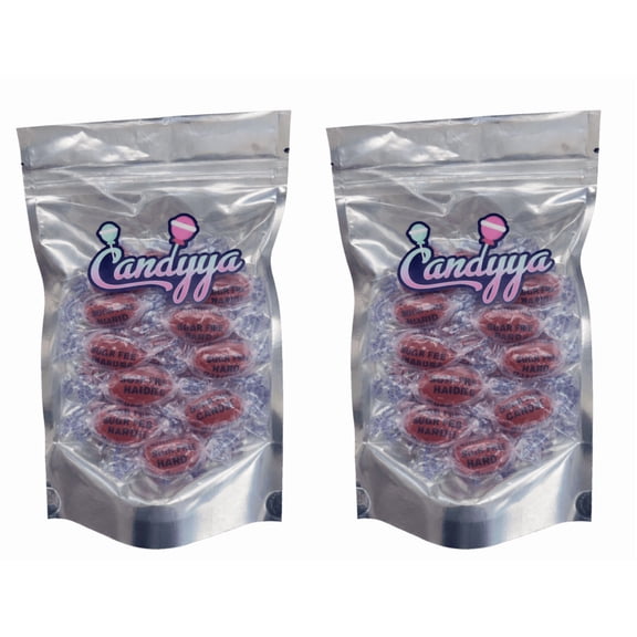 Candyya Sugar Free Cinnamon Hard Candy Individually Wrapped 9 oz bag (2 bags)