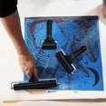 thumbnail image 2 of 3pcs Printmaking Rollers Brayer Glue Rollers Stamping Wallpaper Gluing Rollers Rubber Rollers, 2 of 3