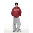 thumbnail image 3 of Sweat à Capuche style national pour couple (Rouge, L), 3 of 9