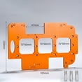thumbnail image 1 of Precision Woodworking Hole Punch for Mold: 3-In-1 Template for Perfect Cuts! C, 1 of 8