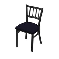 610 Contessa 18" Chair with Black Wrinkle Finish and Canter Twilight Seat