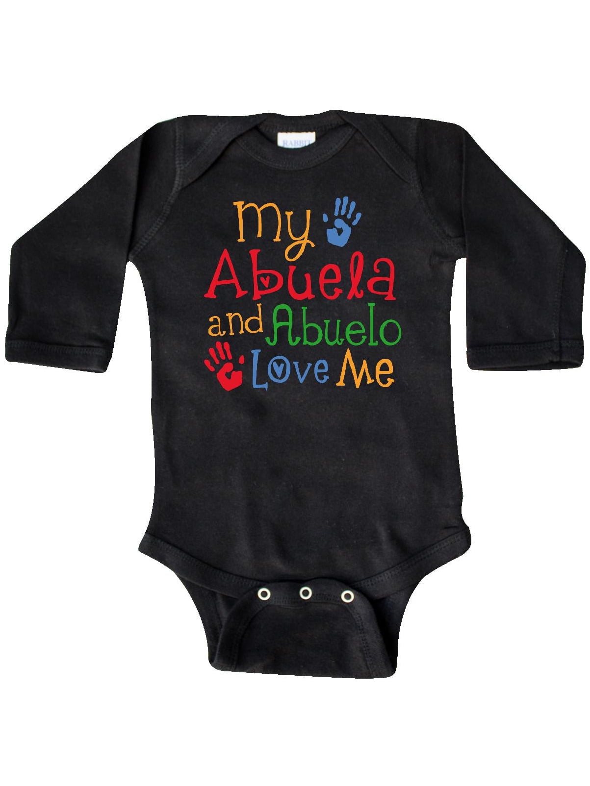 inktastic Grandparents Day I Love My Abuelito Long Sleeve Creeper