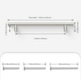 thumbnail image 2 of knobelite 12 Pack 160mm(6.3inch) Hole Centers Cabinet Handles Stainless Steel Kitchen Cabinet Door Handles and Pulls Cabinet Knobs Length 224mm(8.8inch) Brushed Nickel, 2 of 6