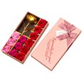 thumbnail image 4 of 12 piezas de jabón perfumado con rosas de imitación, regalo romántico para Navidad y San Valentín, 4 of 6