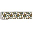 thumbnail image 3 of Snail Fabric by the Yard Upholstery, Autumn Nature Inspired Ethnic Cartoon Flowers Leaves Filled Ornamented Insects, Decorative Fabric for DIY and Home Accents, White Multicolor by Ambesonne, 3 of 5