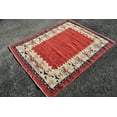 thumbnail image 3 of Vintage Rugs, Turkish Rug, Kitchen Rugs, Oriental Rugs, 4.8x6.4 ft Area Rug, 3 of 9