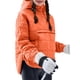 thumbnail image 2 of Chaqueta Acolchada Oversize para Mujer, Estilo Dolman, con Capucha, Larga, Cálida y Estilo Top Naranja L, 2 of 8