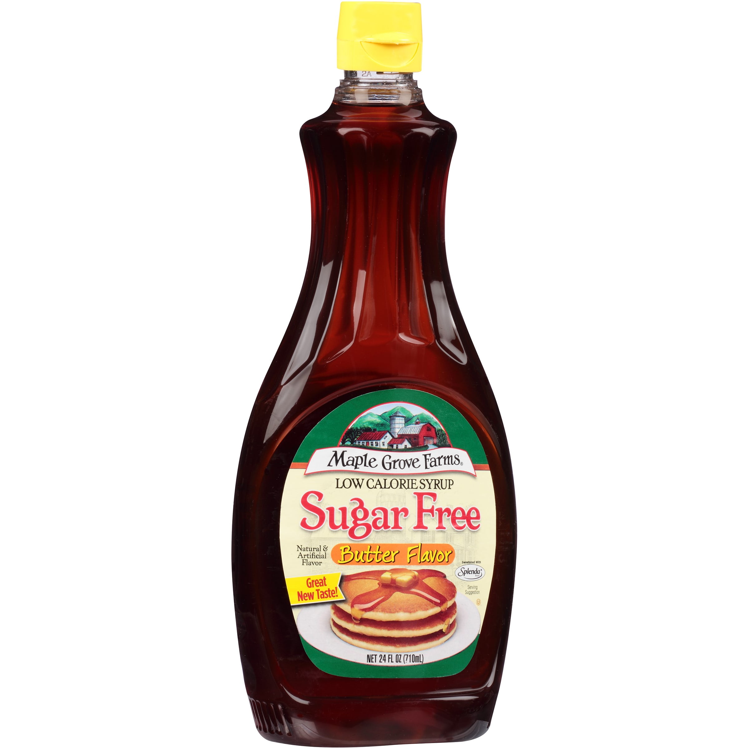 Maple Grove Farms Sugar Free Butter Flavor Syrup 24 Oz Walmart