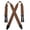 Tan, variant on Size one size Men's Elastic Button End Work Suspenders
