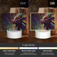 thumbnail image 3 of Fotbe Rainbow Scales Fantasy Dragon Pattern Acrylic Night Light Gift with 3 Color ModesTouch-Sensitive LED Lamp Perfect Gift for Mother's Day, Birthday, or Christmas, 3 of 9