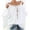 White, variant on Women Casual Loose Summer Top Solid Color Off-Shoulder Flared Sleeve Fashion Blouse