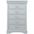 thumbnail image 3 of Bowery Hill 5 Drawer Chest in Platinum, 3 of 6