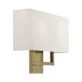 thumbnail image 6 of 50995-01 Livex Lighting Pierson - 2 Light ADA Wall Sconce In Timeless Style-12 Inches Tall and 16 Inches Wide-Antique Brass Finish, 6 of 9