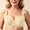 Beige, variant on Front Closure Bras for Women Baeitkot Thin Large-size Front-clasp Bra C Cup Gathered Wireless Adjustable Women's Underwear