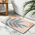 thumbnail image 5 of Elegant & Washable 20x32 inch Pink Boho Bath Mat - Non-Slip Bathroom Rugs with Abstract Plant Art Design!, 5 of 5