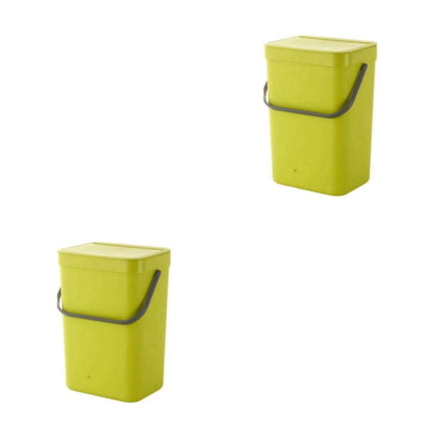 Bearachild Bote de basura no perforado con ranura de almacenamiento conveniente y ranura de almacenamiento con mango de fácil movimiento para un Type1 NO1