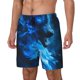 thumbnail image 1 of Balery Wolf Bañador para hombre, shorts de playa de secado rápido con entrepierna y forro de compresión-Large, 1 of 6