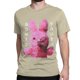 thumbnail image 3 of Camiseta informal de conejito rosa para hombres y mujeres, camisetas de algodón con cuello redondo, camiseta de manga corta con banda de rock punk de Sonic Youth, idea de regalo, 3 of 5