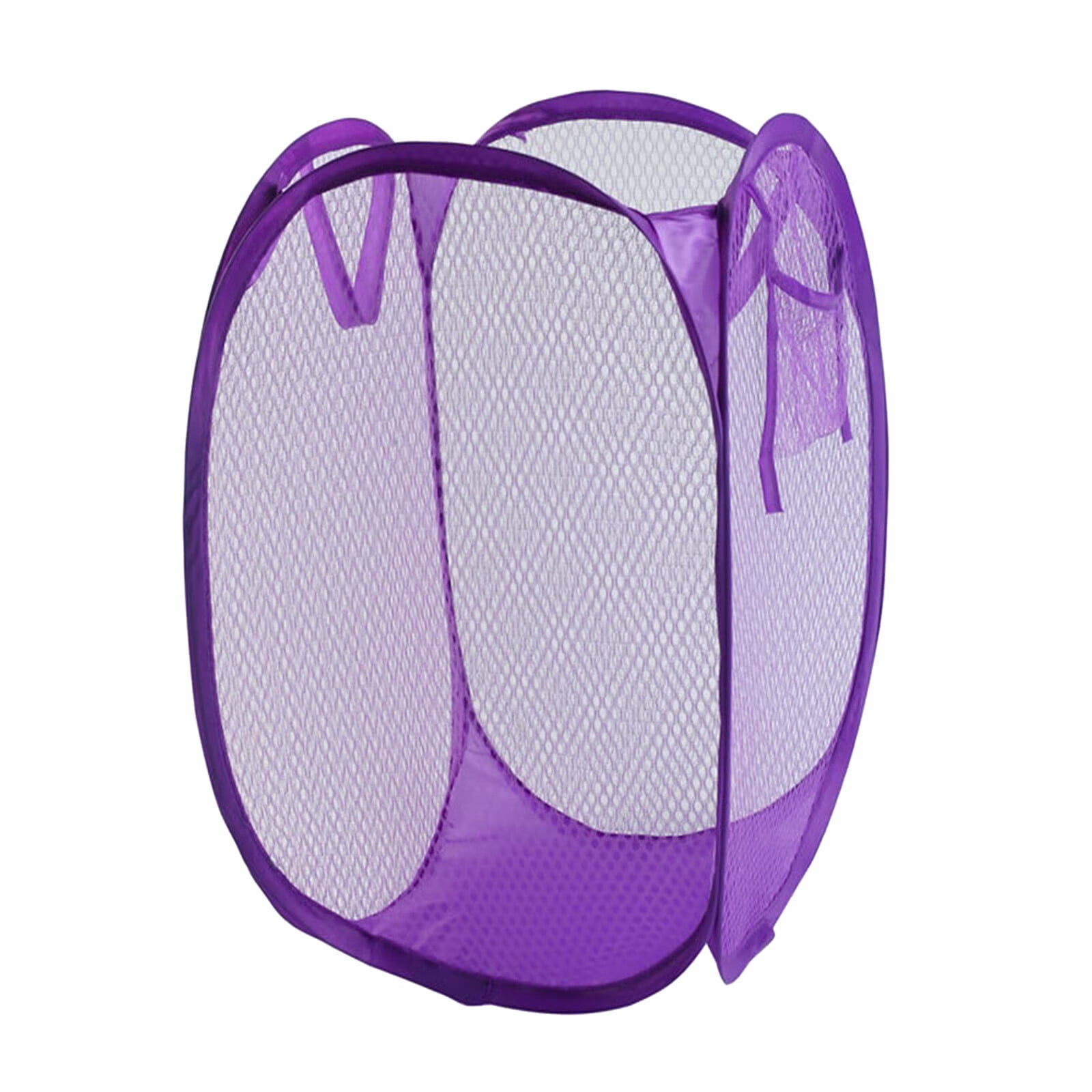 Foldable Laundry Basket Mesh Laundry Basket Nylon Mesh Laundry