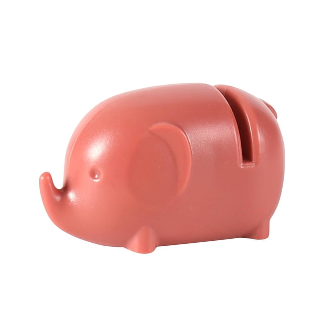 yuksok Elephant Shape Sharpener Cartoon Professional Manual Household Kitchen Tools Red