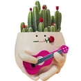 thumbnail image 3 of Maceta Girasol Con Cara Bonita Resina para Plantas Interior Y Exterior, 3 of 9