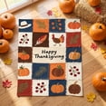 thumbnail image 5 of ShengapQ Autumns Thanksgiving Flannel Throw Blanket, Cute Fall Patterns, Warm Lightweight Cover for Sofa Bed Camping, Decorative Plush Blanket for Fall Decor, 39×28in, 5 of 8